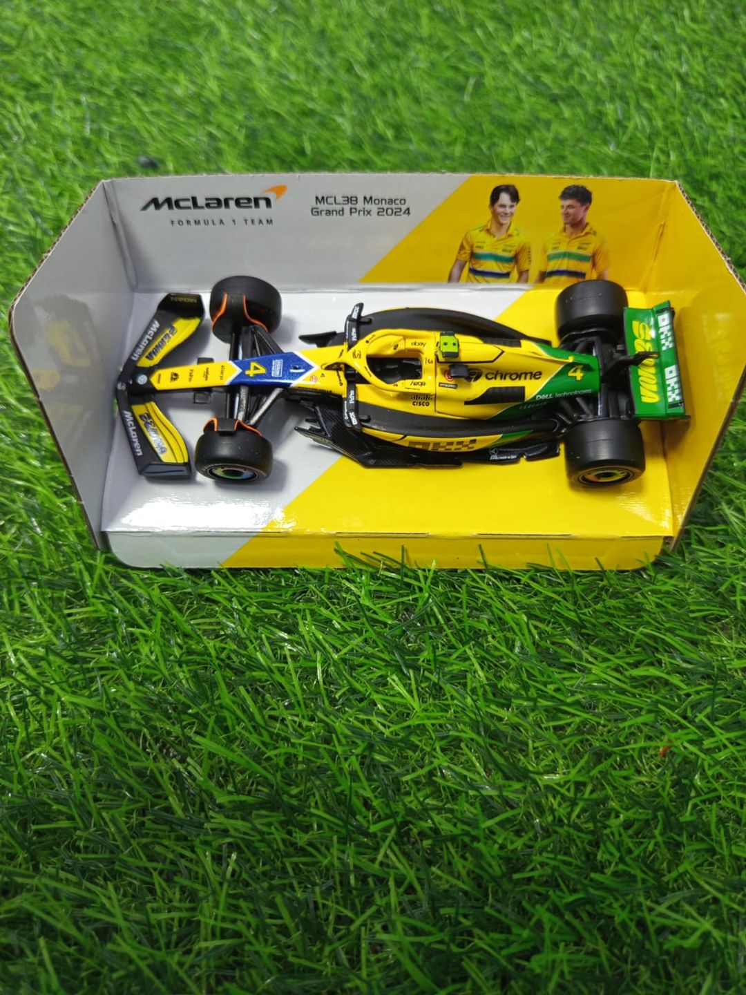 McLaren MCL38 F1 model car